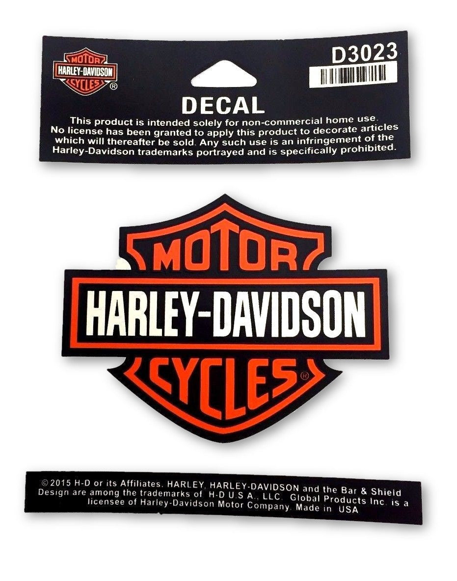 Harley Davidson Bar & Shield Decal Medium Harley-Davidson®- HarleyShop