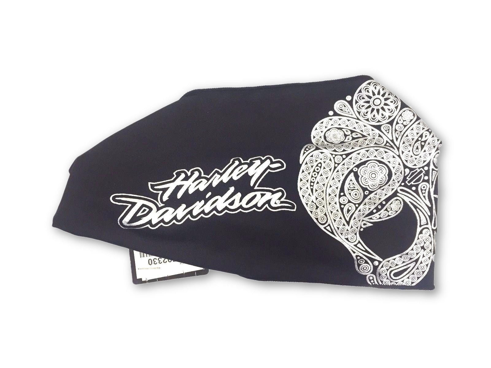 Harley Davidson Paisley Skull Scrunchie Headband Harley-Davidson®- HarleyShop