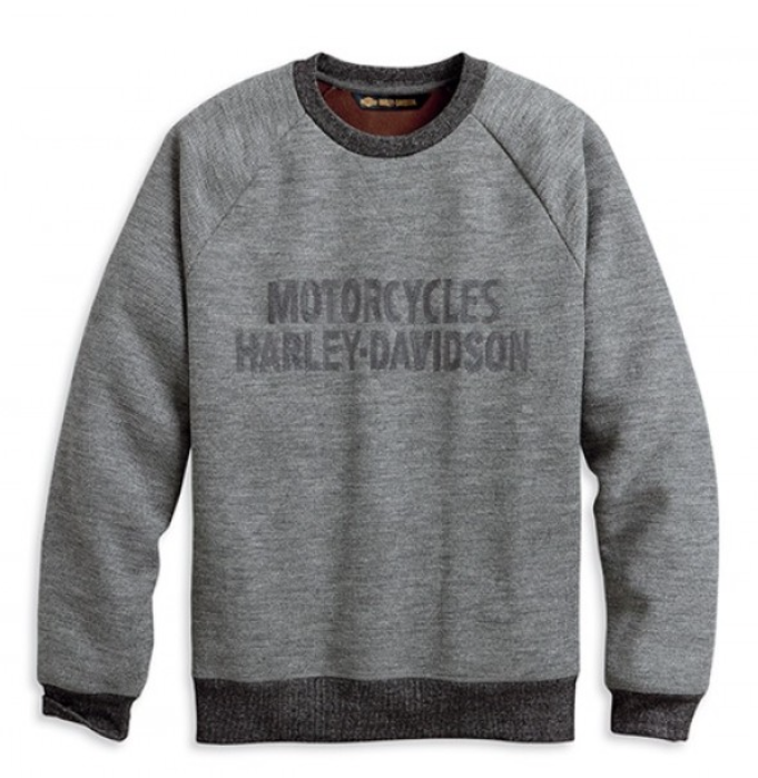 Harley Davidson Men's Chain Stitch Slim Fit Sweater 96126-20VM