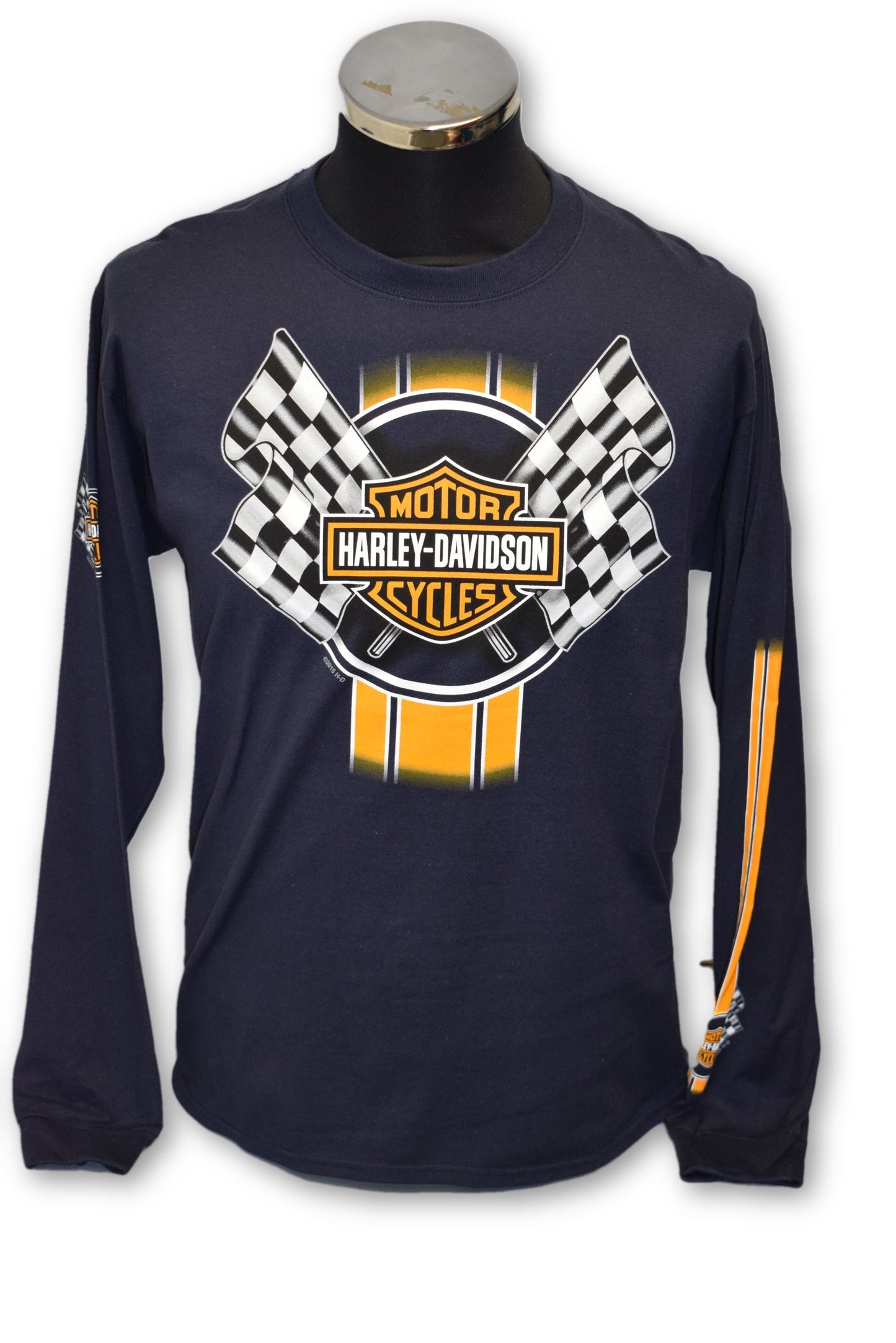 Men's Harley Davidson Racing Stripe Long Sleeved T-Shirt Harley-Davidson®- HarleyShop