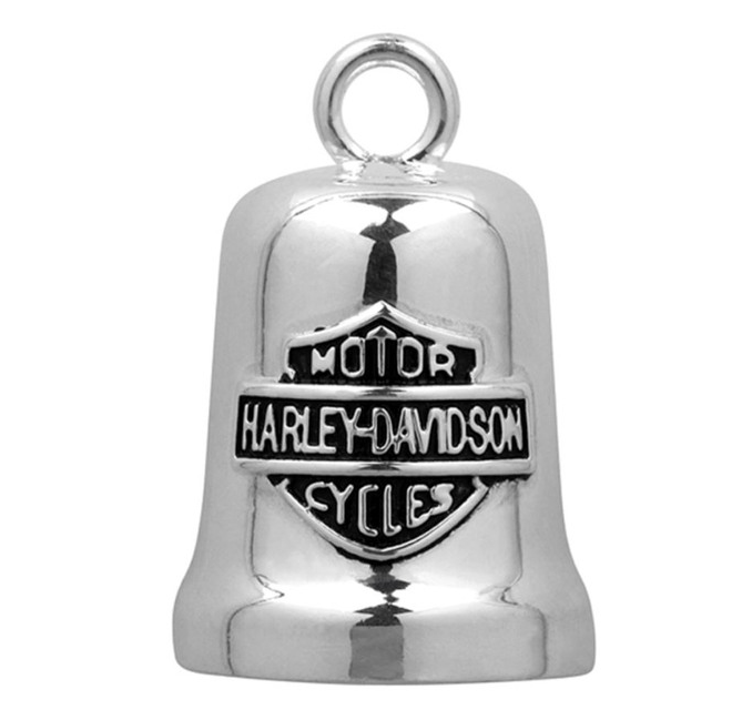 Harley-Davidson Bar & Shield Ride Bell, Silver Finish HRB013