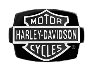 Harley-Davidson® MOD® H-D Black Steel B&S Signet Ring HSR0017
