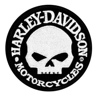 Harley Davidson Willie G Skull White & Black Emblem Harley-Davidson®- HarleyShop