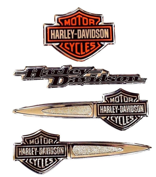 Harley Davidson Tank Designed Bar & Shield Dome Decal Harley World Store- HarleyShop