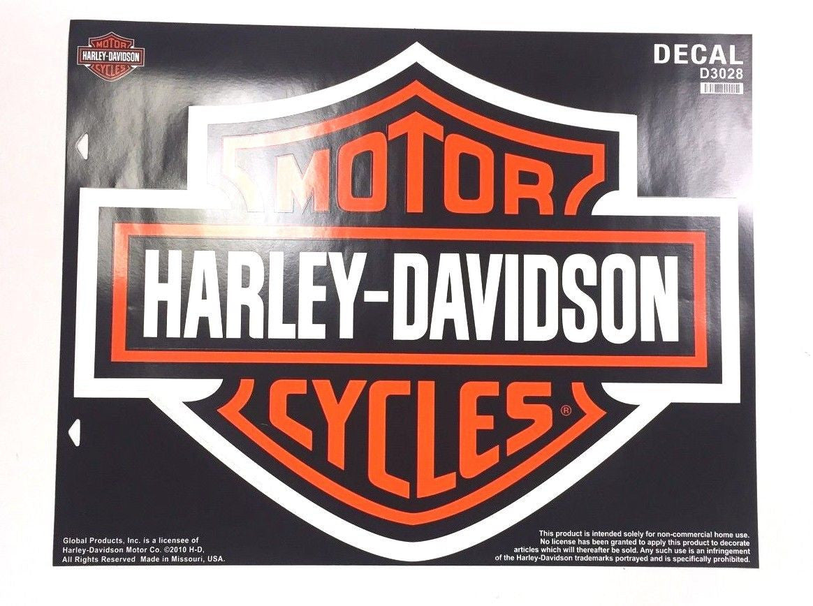 Harley Davidson Bar & Shield Decal X-Large Harley-Davidson®- HarleyShop